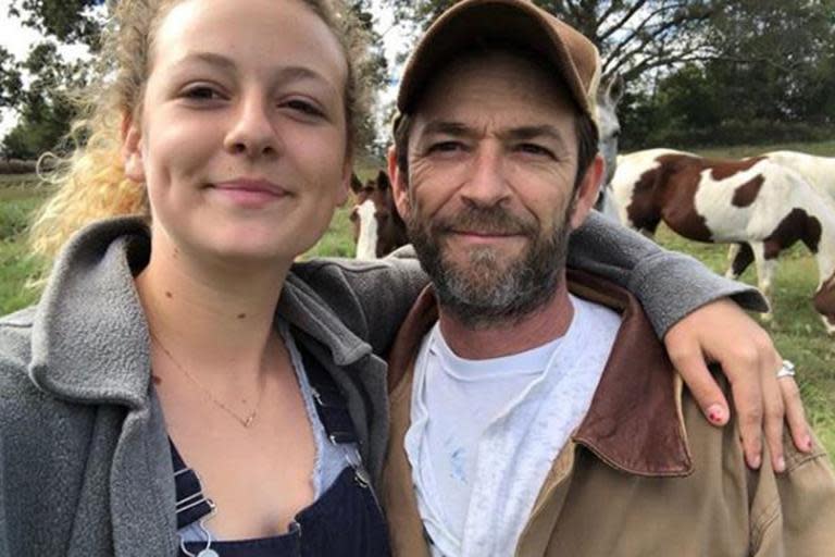 Luke Perry had eco-friendly burial in 'mushroom suit', daughter reveals