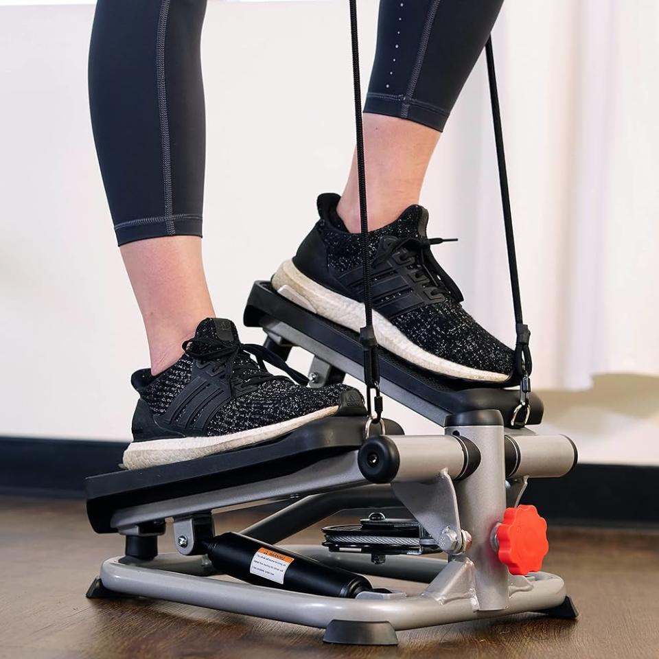 The Sunny Health & Fitness stepper featured on Today.com has an average of 4.5 out of 5 stars on Amazon from 3,000 ratings, with the biggest complaints being machine noise and inability to work the pedals comfortably. Sunny Health & Fitness