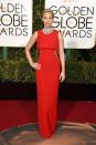 <p>Obviously wearing Dior, Jennifer Lawrence showed some skin in a red cutout gown. But while the dress is pretty simple, she really made it a standout with her amazing Chopard choker. </p>