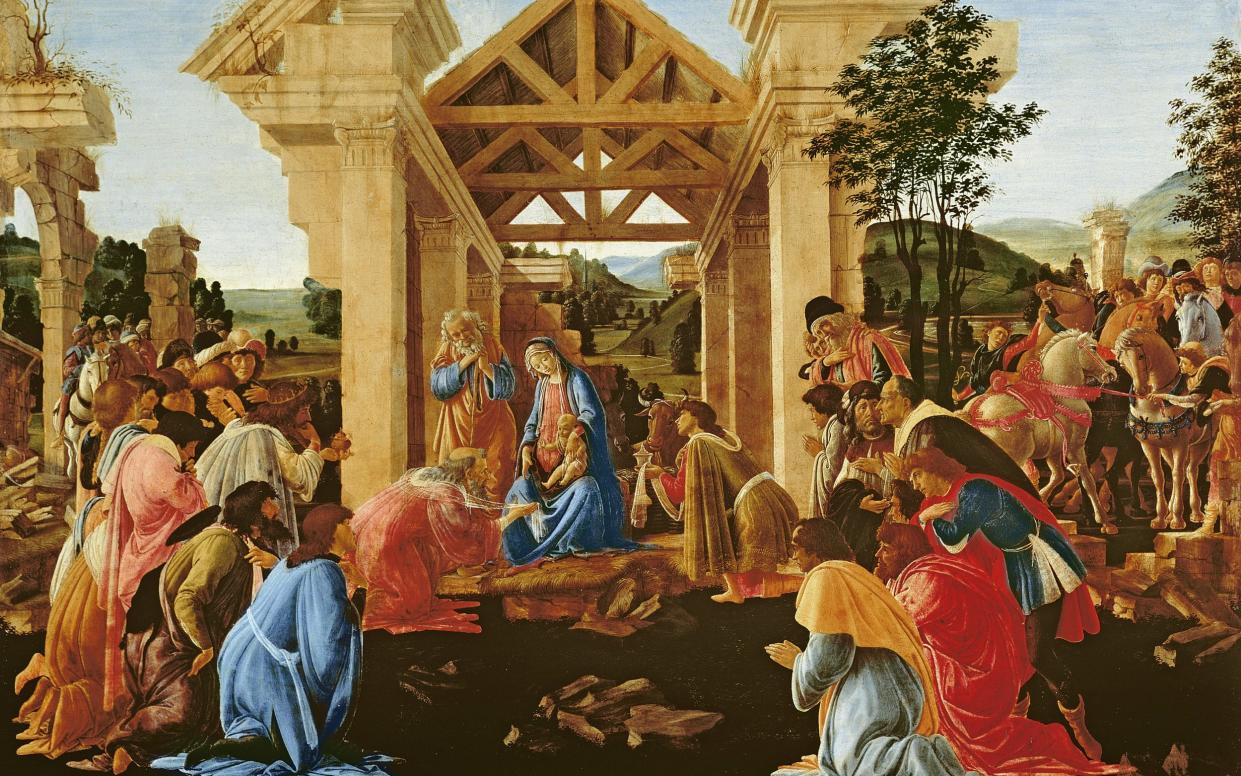 Curator Furio Rinaldi has connected Botticelli’s The Adoration of the Magi to an anonymous work at Christ Church Picture Gallery - www.bridgemanimages.com