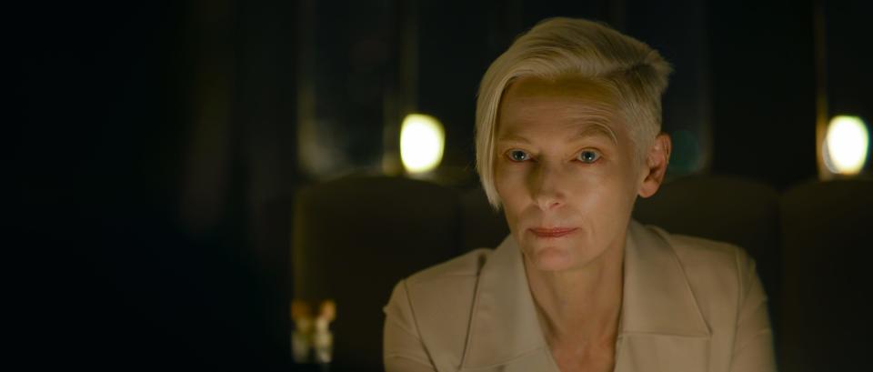 Tilda Swinton as The Expert in director David Fincher's "The Killer."