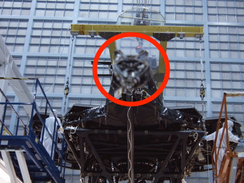 jwst blurred mirror segment labeled