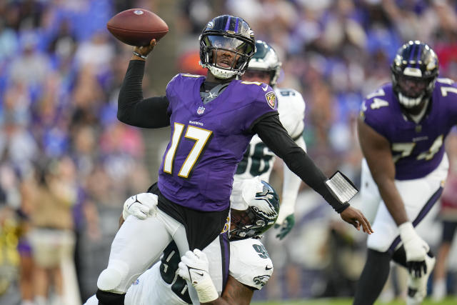 Ravens hold off Eagles 20-19 for 24th consecutive preseason victory