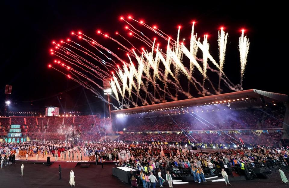 The Birmingham 2022 Commonwealth Games officially opened at the Alexander Stadium in Birmingham on Thursday night (Jacob King/PA) (PA Wire)