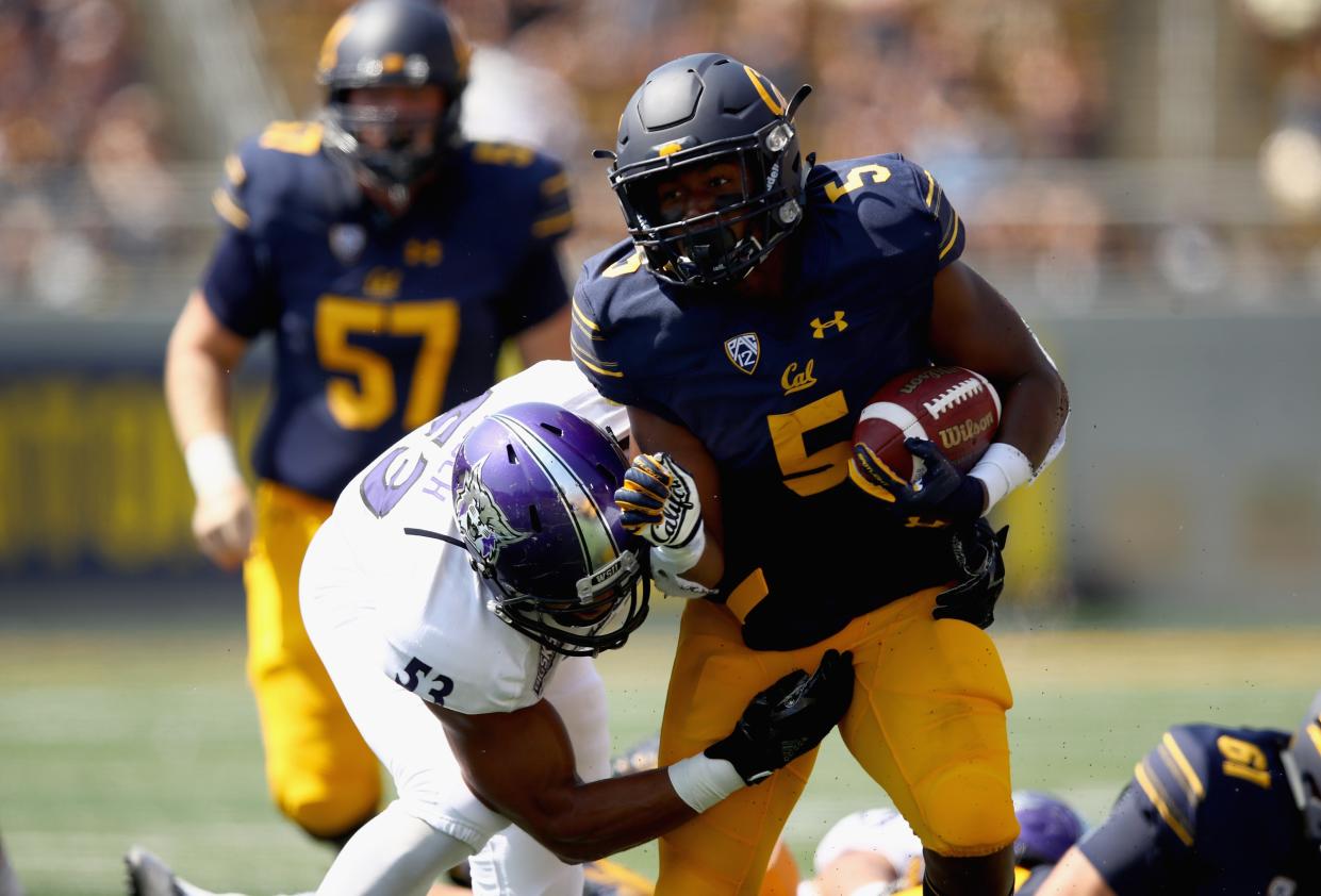 Running back Tre Watson is transferring from Cal to Texas. (Photo by Ezra Shaw/Getty Images)