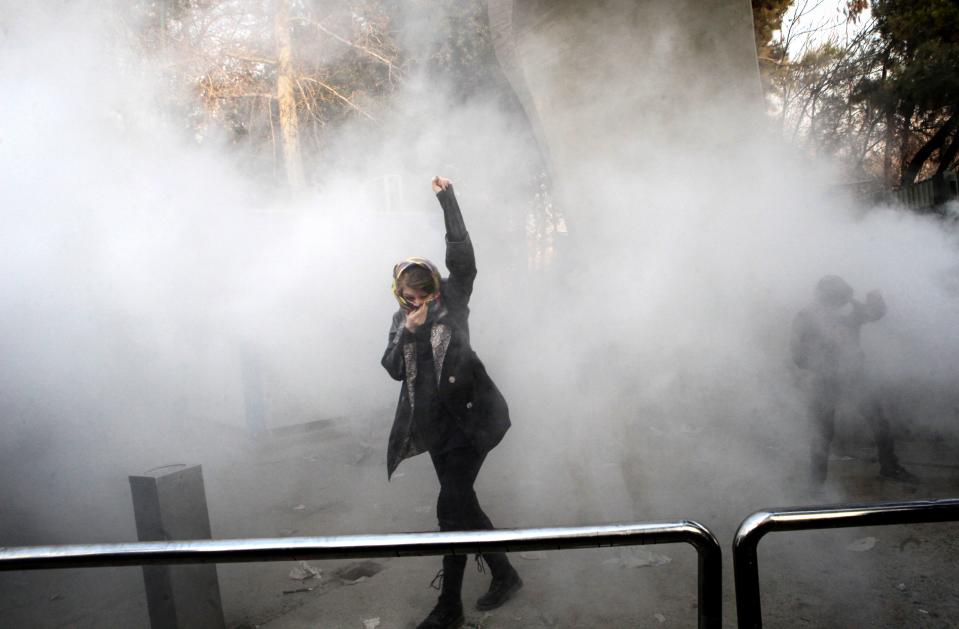 Political unrest in Iran could yet spill over and impact on oil production, some fear (STR/AFP/Getty Images)