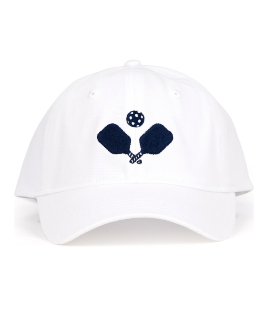 <p><a href="https://go.redirectingat.com?id=74968X1596630&url=https%3A%2F%2Fwww.maisonette.com%2Fproduct%2Fheads-up-hat-crossed-paddles%3Fgad_source%3D1%26gclid%3DCj0KCQjwiYOxBhC5ARIsAIvdH52w2wFu-uc0XQ18q9e73HYdCGPkuMUw352_QM77BiEDMeyndF4QYYQaAsXlEALw_wcB&sref=https%3A%2F%2Fwww.thepioneerwoman.com%2Ffashion-style%2Fg60538901%2Fpickleball-outfits%2F" rel="nofollow noopener" target="_blank" data-ylk="slk:Shop Now;elm:context_link;itc:0;sec:content-canvas" class="link ">Shop Now</a></p><p>Maisonette Heads Up Hat</p><p>maisonette.com</p><p>$38.00</p><span class="copyright">Maisonette</span>