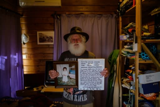 John Milne with the letter he wrote to his son Sayyad, one of 50 people killed in New Zealand?s twin mosque massacre