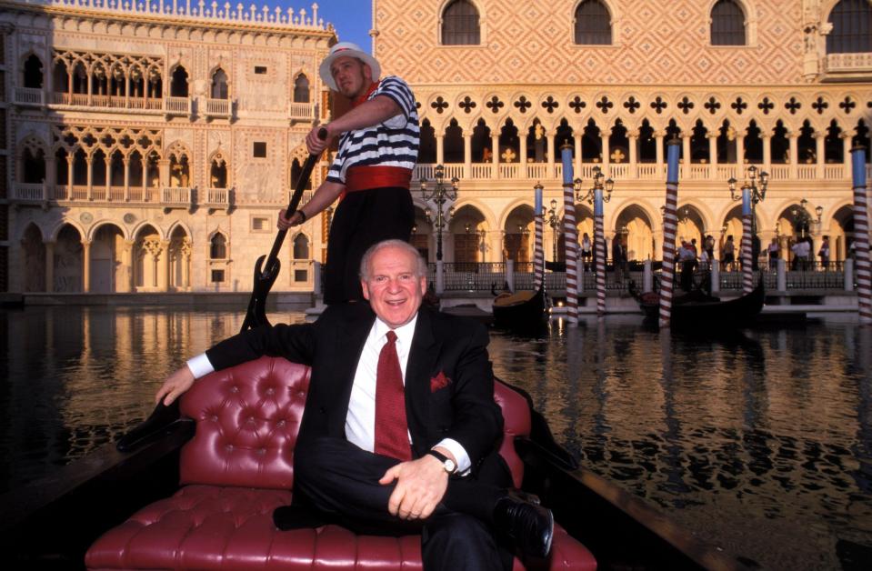 Adelson at his Venetian complex in Las Vegas - Patrick Frilet/Shutterstock