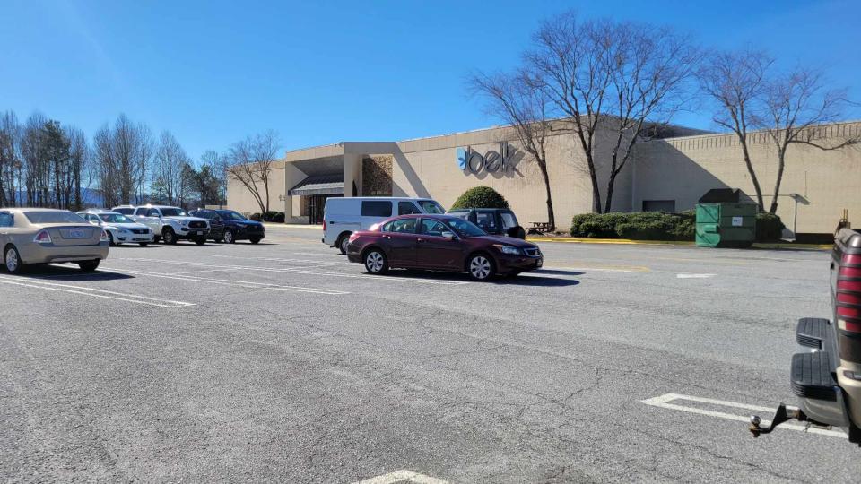 A developer is wanting to build a four-story extended-stay hotel behind the Blue Ridge Mall in Hendersonville.