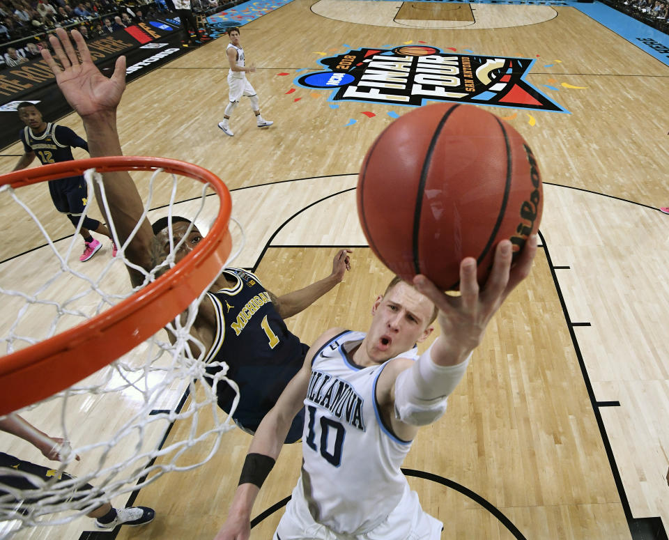 Villanova guard Donte DiVincenzo was the culprit against Michigan. The sophomore totaled a career-high 31 points on 10-of-15 shooting. (AP)