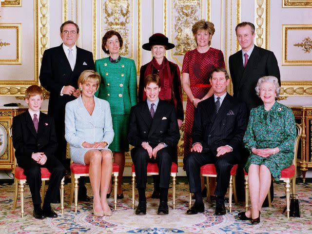 <p>Tim Graham Picture Library/Getty </p> fficial Portrait Of The Royal Family On The Day Of Prince William's Confirmation.