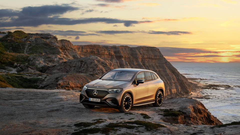 The Mercedes-Benz EQE SUV 500 4MATIC in Portugal.