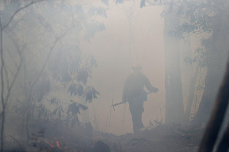 Drought and arson ignite wildfires across the Southeast