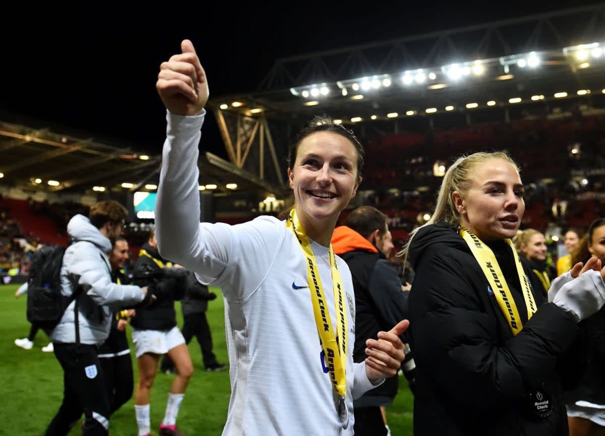 Lotte Wubben-Moy drops out of England’s squad   (The FA via Getty Images)