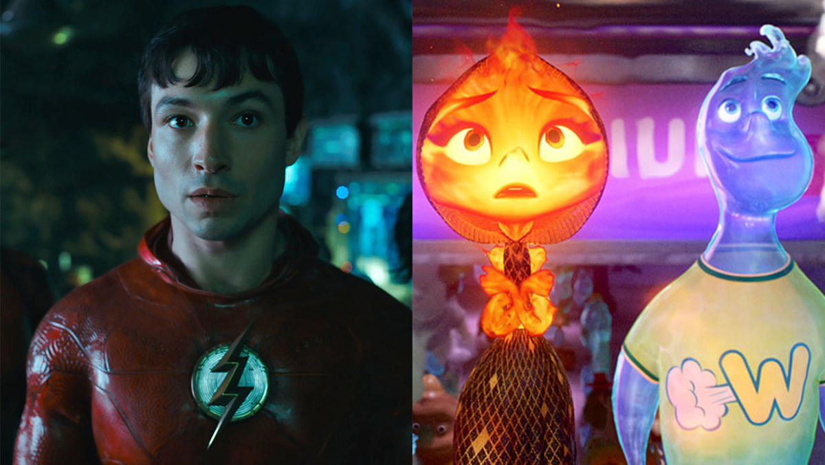 Box Office Ezra Miller’s ‘The Flash,’ Pixar’s ‘Elemental’ Get Iced by