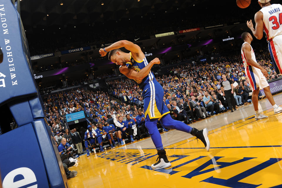 Stephen Curry and the Warriors are frustrated, and frustrating. (Noah Graham/NBAE/Getty Images)