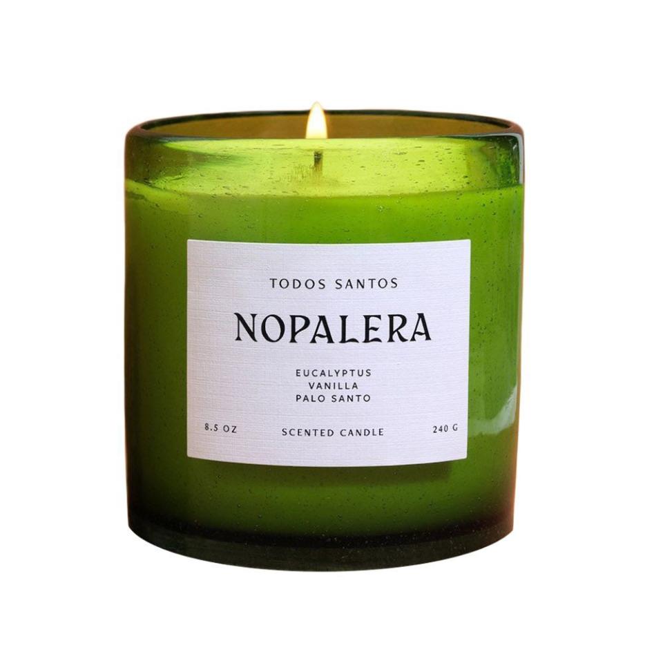 <p><a href="https://go.redirectingat.com?id=74968X1596630&url=https%3A%2F%2Fnopalera.co%2Fcollections%2Fhome-fragrance%2Fproducts%2Ftodos-santos-candle&sref=https%3A%2F%2Fwww.elle.com%2Fbeauty%2Fhealth-fitness%2Fa46342348%2Fbest-spas-in-the-world-2024%2F" rel="nofollow noopener" target="_blank" data-ylk="slk:Shop Now;elm:context_link;itc:0;sec:content-canvas" class="link ">Shop Now</a></p><p>Todos Santos Candle</p><p>nopalera.co</p><p>$48.00</p><span class="copyright">Nopalera</span>