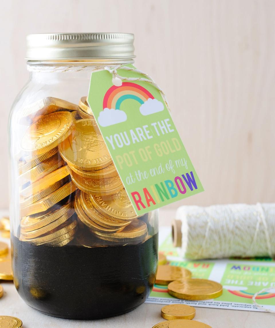 Pot of Gold Mason Jar