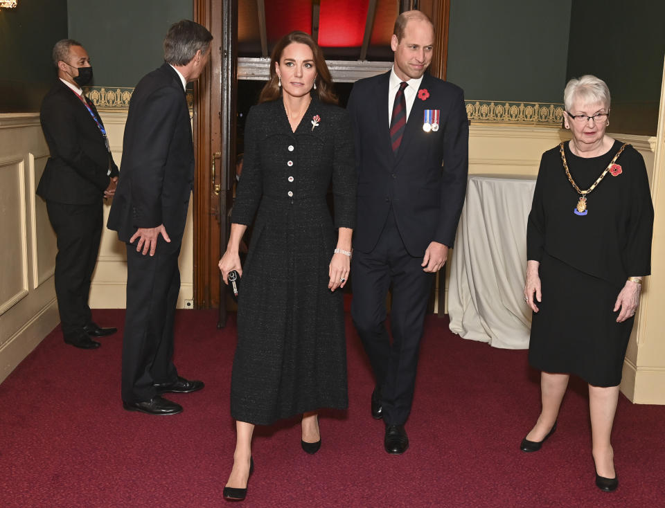The royal mother-of-three attended the Festival of Remembrance last night. (Getty Images)