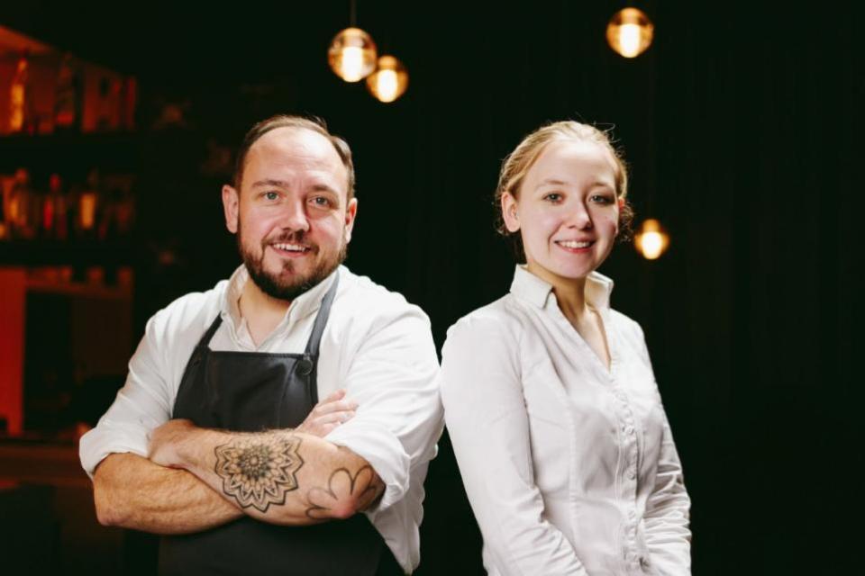 South Wales Argus: James Sommerin with his daughter Georgia, a chef on the Great British Menu