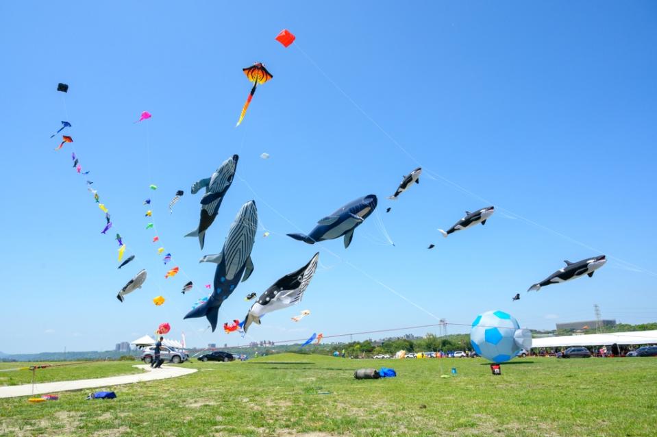 《圖說》2023福隆生活節-追海風「奇幻海洋風箏嘉年華」邀請「亞洲國際風箏聯合會」展現專業風箏技藝。〈由亞洲國際風箏聯合會提供〉