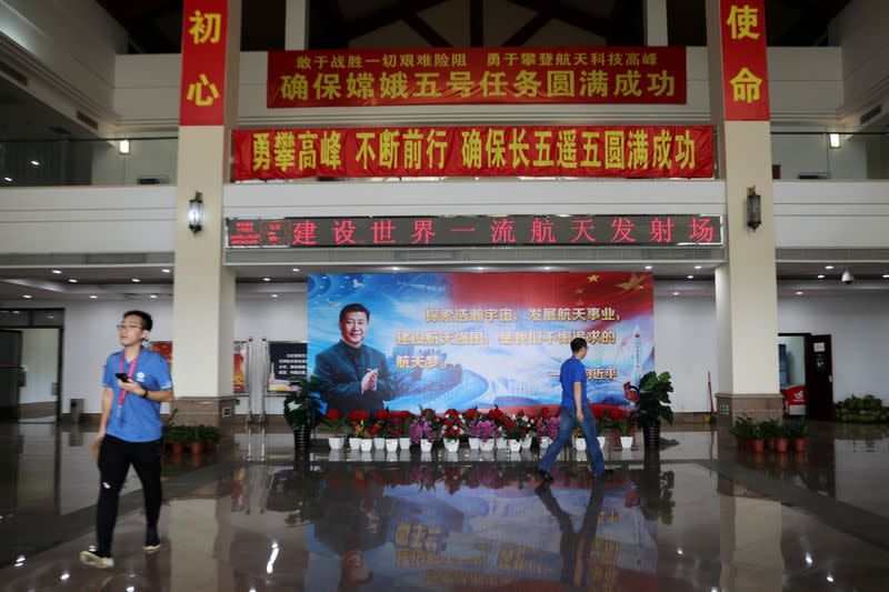 FILE PHOTO: Wenchang Space Launch Center in Wenchang, Hainan Province before the rocket launch