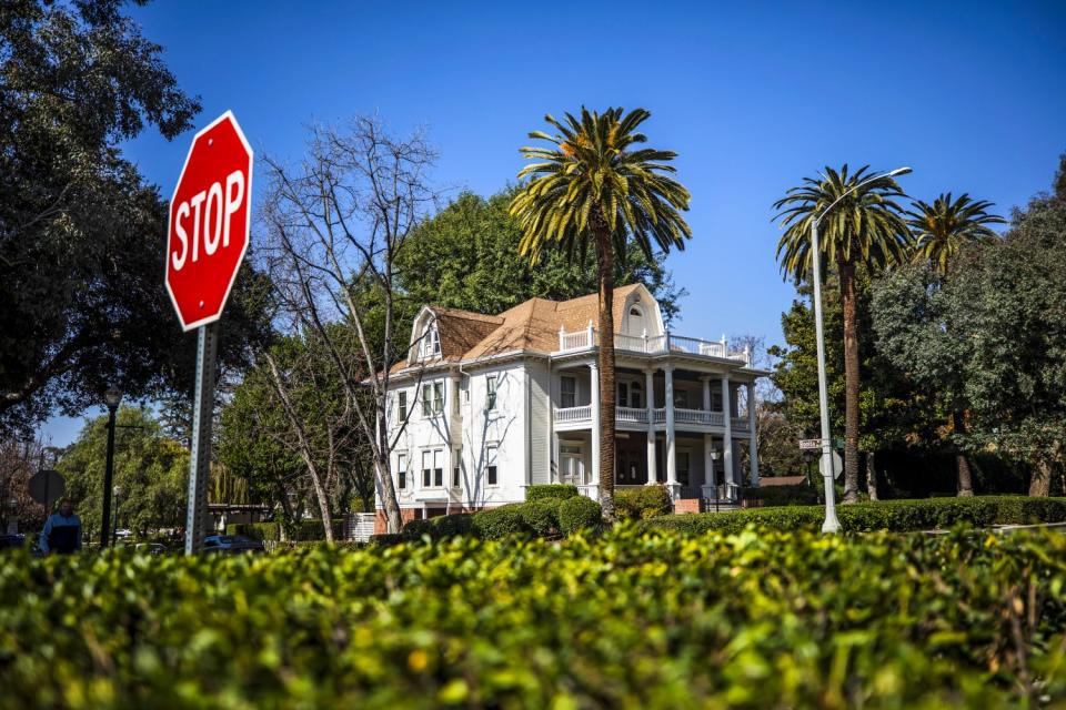 The exterior of the Seaver House