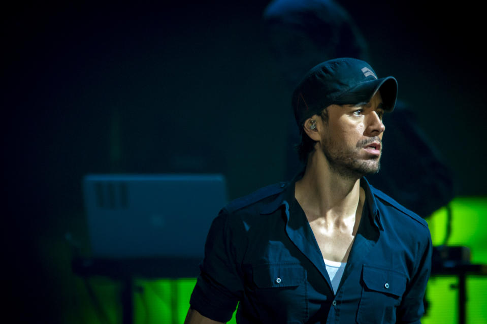 Enrique Iglesias has shared a picture of himself with his twins. (Photo by Francesco Prandoni/Getty Images)