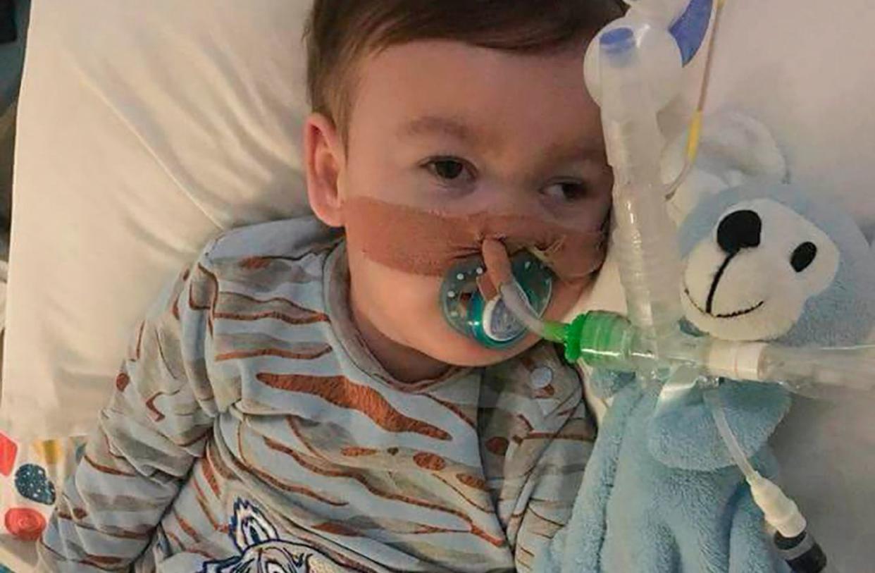 Alfie Evans has had his life support withdrawn (Picture: Alfie’s Army/Facebook)