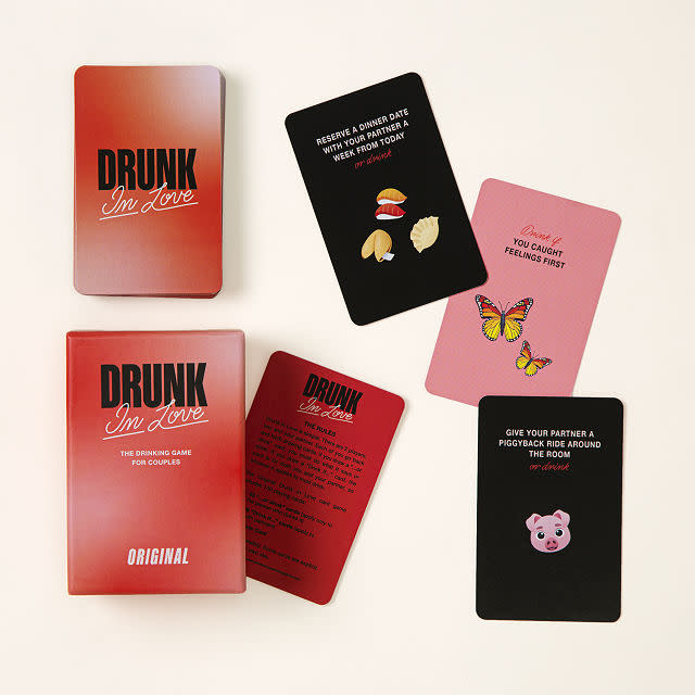 <p><a href="https://go.redirectingat.com?id=74968X1596630&url=https%3A%2F%2Fwww.uncommongoods.com%2Fproduct%2Fdrunk-in-love-a-couples-drinking-game&sref=https%3A%2F%2Fwww.goodhousekeeping.com%2Fholidays%2Fvalentines-day-ideas%2Fg30794016%2Ffunny-valentines-day-gifts%2F" rel="nofollow noopener" target="_blank" data-ylk="slk:Shop Now;elm:context_link;itc:0;sec:content-canvas" class="link ">Shop Now</a></p><p>Drunk In Love: A Couples Drinking Game</p><p>uncommongoods.com</p><p>$5.00</p><span class="copyright">Uncommon Goods</span>