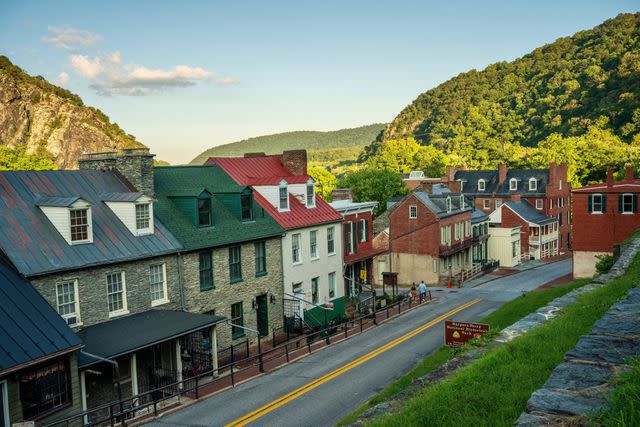 <p>Courtesy of the West Virginia Department of Tourism</p> Harpers Ferry, West Virginia