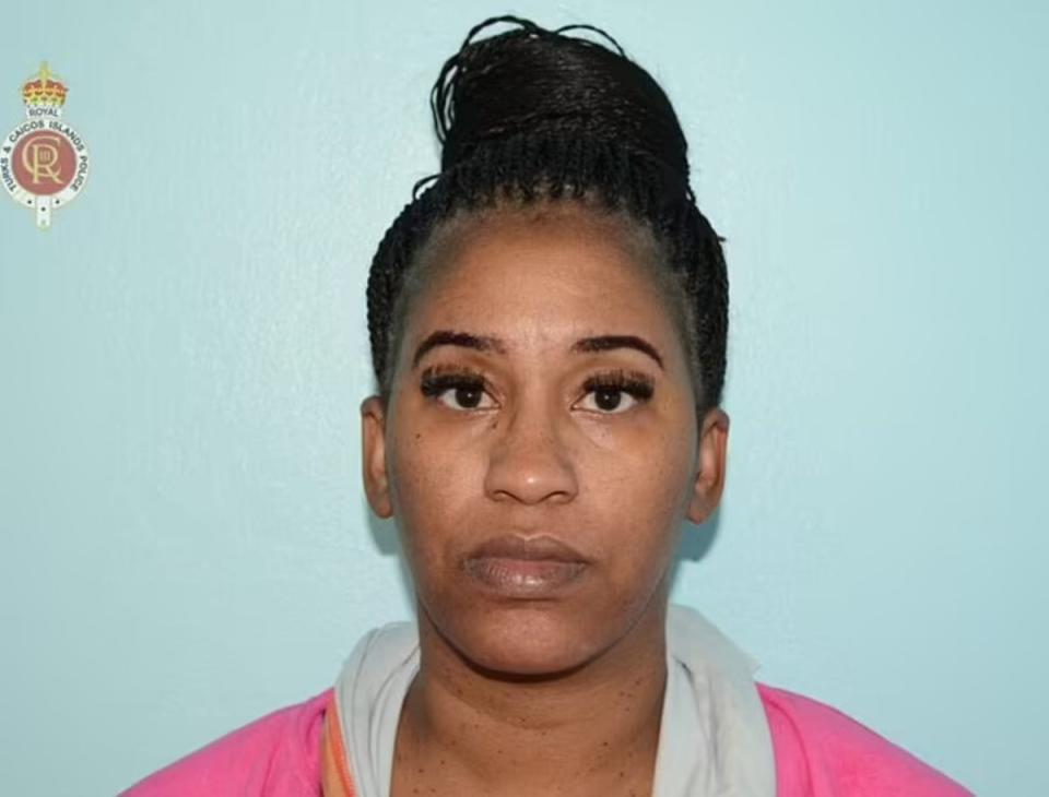 Sharitta Shinese Grieris is currently staying in an Airbnb with the other five Americans facing trial (Royal Turks and Caicos Islands Police Force)