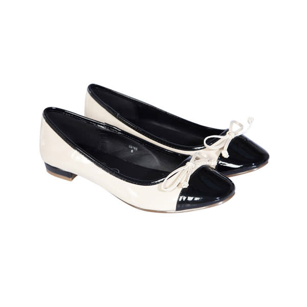 <a href="http://www.republic.co.uk/brands/womens/miso/shoes/miso-bow-ballerina-shoes-69765/" rel="nofollow noopener" target="_blank" data-ylk="slk:Miso Bow Ballerina Shoes - £18 - Republic;elm:context_link;itc:0;sec:content-canvas" class="link "><b>Miso Bow Ballerina Shoes - £18 - Republic</b></a><br><br>These pretty flats add a classic touch to any outfit.