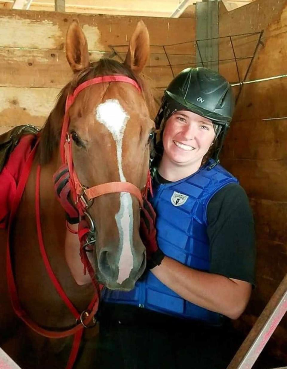 Cassie Dempsey, 31, of Lordstown is believed to have become the first woman to work the starting gate in the Kentucky Derby at the May 7, 2022 race.