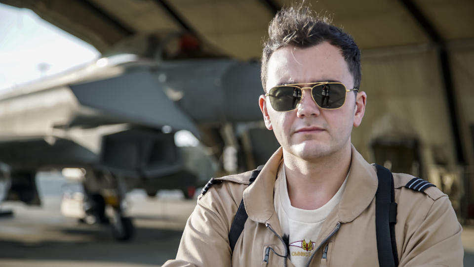 Typhoon pilot Ben at RAF Akrotiri