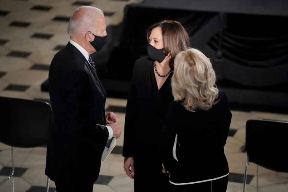 Justice Ruth Bader Ginsburg Lies In State At US Capitol Building