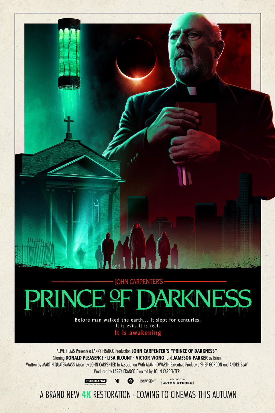 Matt Ferguson’s artwork for the 4K restoration of John Carpenter’s <i>Prince of Darkness</i> (Studiocanal)