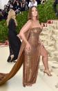 <p>At the 2018 Met Gala: Ashley came to slay at the 2018 Met Ball wearing a sexy, caped sequin number.</p>