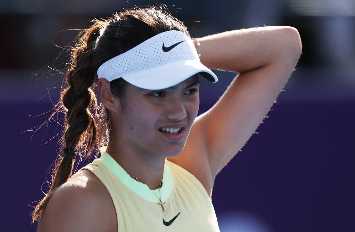 Exit: Emma Raducanu has lost four of her seven matches in 2024 (Getty Images)