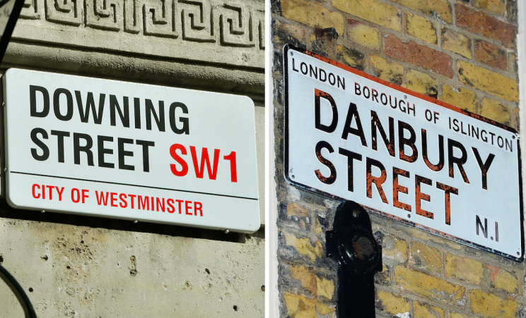 Mix up: The streets are based in totally different parts of London (PA)