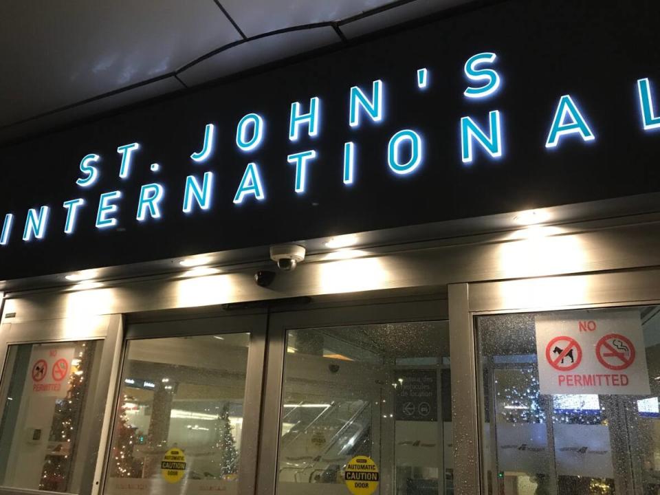 Two women were arrested at St. John's International Airport Thursday morning.  (CBC - image credit)