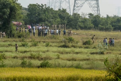 Four gang-rape and murder suspects were shot dead in the early morning as they tried to escape during the re-enactment of the crimes in Hyderabad, police said