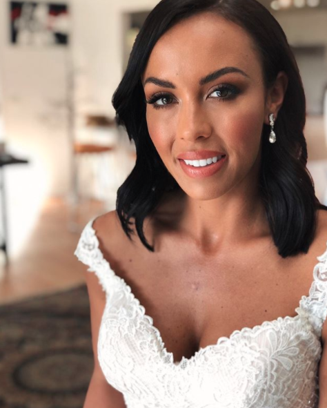 Natasha Spencer in Married at first Sight wedding dress