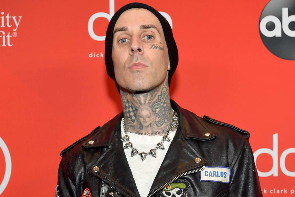 <p>Emma McIntyre /AMA2020/Getty Images</p> Travis Barker in 2020. The Blink-182 drummer revealed in Sept. 2023 that he had an episode of trigeminal neuralgia.