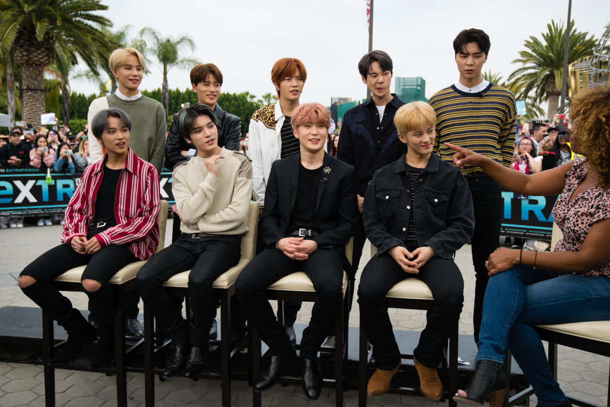 NCT 127 X LA : Let's go Dodgers! The first pitch⚾ at Dodger Stadium