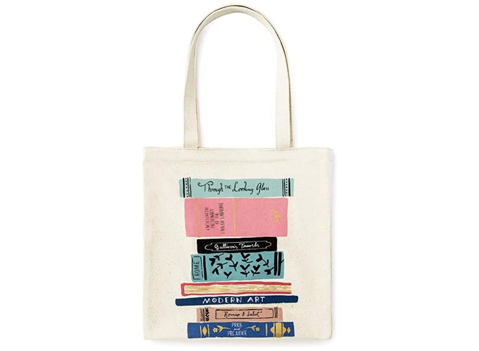 Carry everything around in a stylish Kate Spade canvas tote, showing off an impeccable sense of taste. (Source: Amazon).