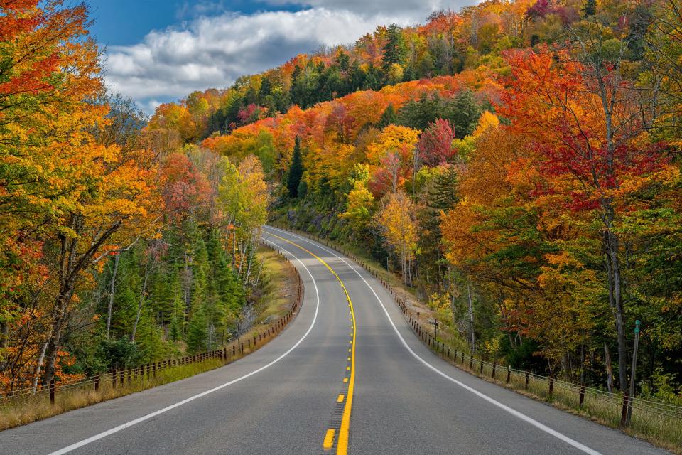 Fall foliage in the Adirondacks