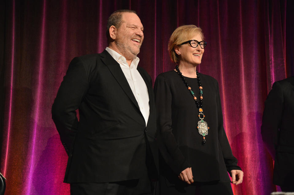 Produzent Harvey Weinstein und Schauspielerin Meryl Streep arbeiteten in der Vergangenheit mehrmals zusammen. (Bild: Getty Images)