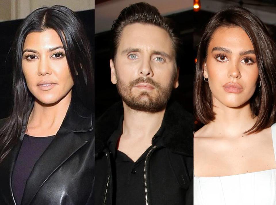 Kourtney Kardashian, Scott Disick, Amelia Hamlin